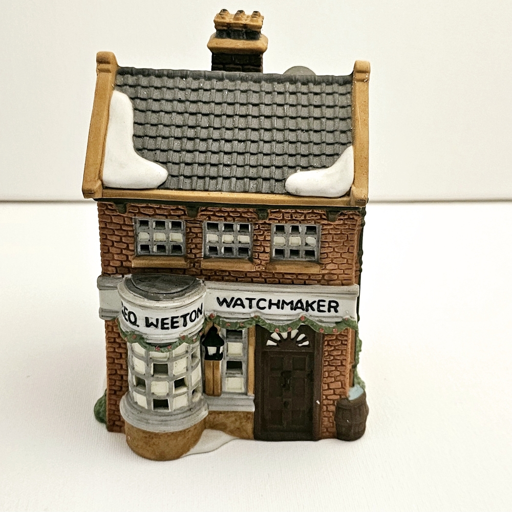 Charming Holiday Village House Decor